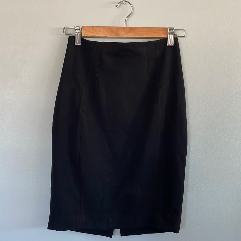 Express | Black Knee length Pencil Skirt size 00
